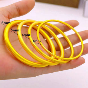 新娘结婚三金仿黄金龙凤手镯沙金高品质轻奢手环双喜饰品首饰详情3