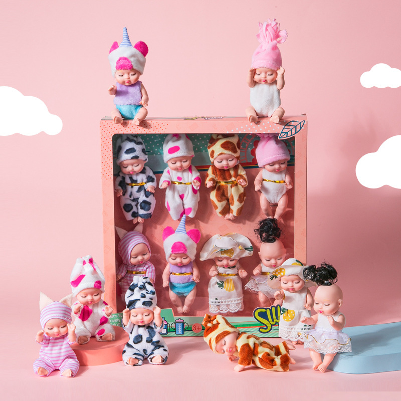 跨境睡眠仿真重生娃娃女孩公主六一儿童玩具礼盒批发bjd洋娃娃详情3