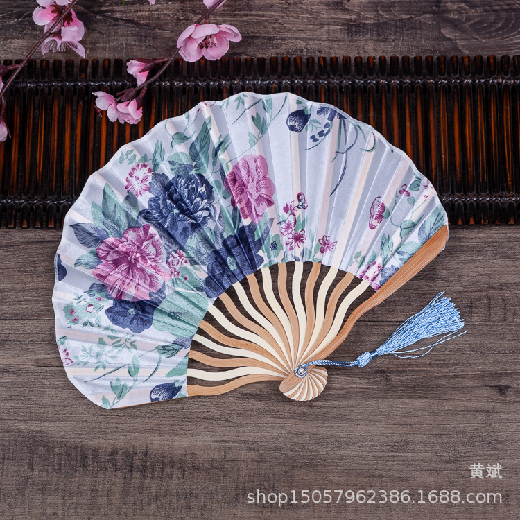 龙刀扇中国风女式扇子古典随身便携古风小折扇迷你日式和风折叠扇详情9
