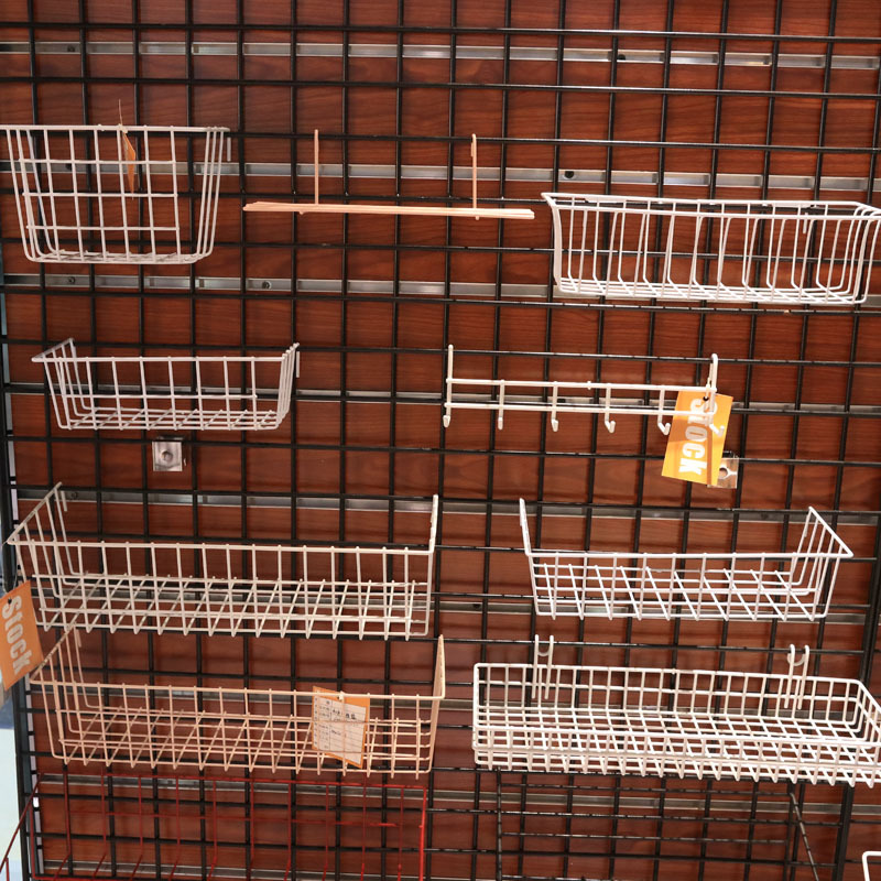 Factory direct sales of multi-functional mesh powder-coated storage baskets, Douyin storage baskets, hanging baskets pic 17