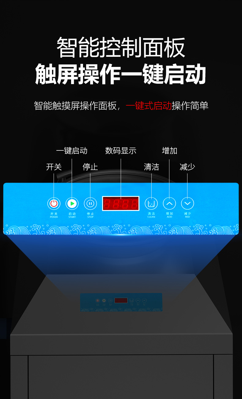 麦大厨厨余垃圾处理器商用酒店厨房干湿垃圾泔水潲水全自动粉碎机详情6