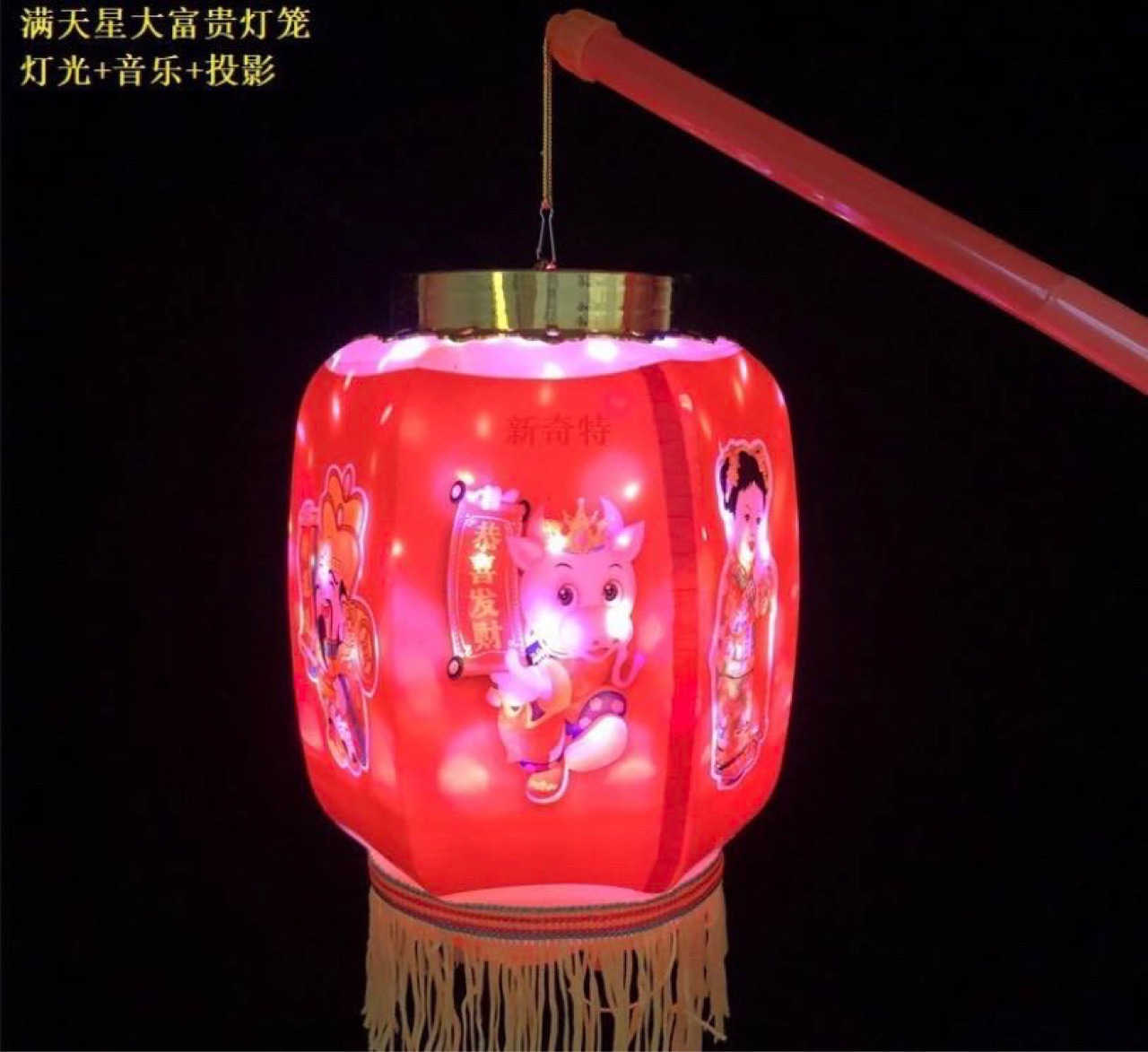 元宵节花灯中秋节庆灯笼 手提灯笼满天星大富贵灯笼厂家直销详情2