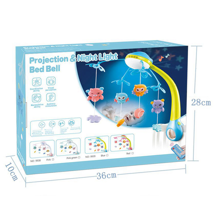 跨境多功能婴儿床铃投影旋转音乐床铃 baby projection bed bell工厂直销详情7