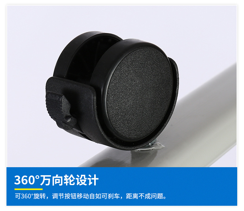 H型双面翻转白板 移动白板支架式带轮直播培训双面会议室推拉白版详情15