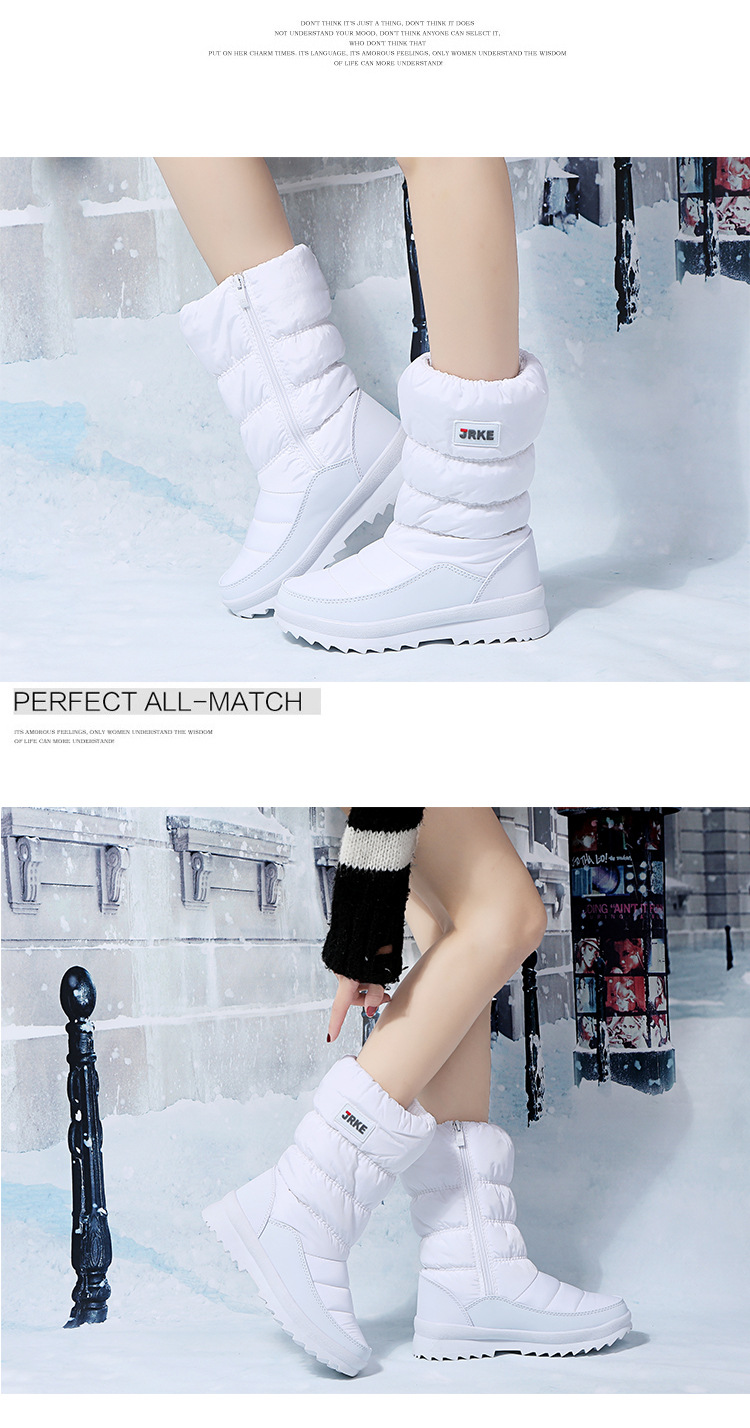 俄罗斯跨境外贸大码2023秋冬新款加绒加厚雪地靴女棉靴Snow boots详情32