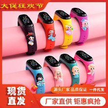 Ins-style illuminated watches, personalized Harajuku Korean version, fashionable and trendy LED fluorescent couple watches for boys, girls, primary and secondary school students pic 3