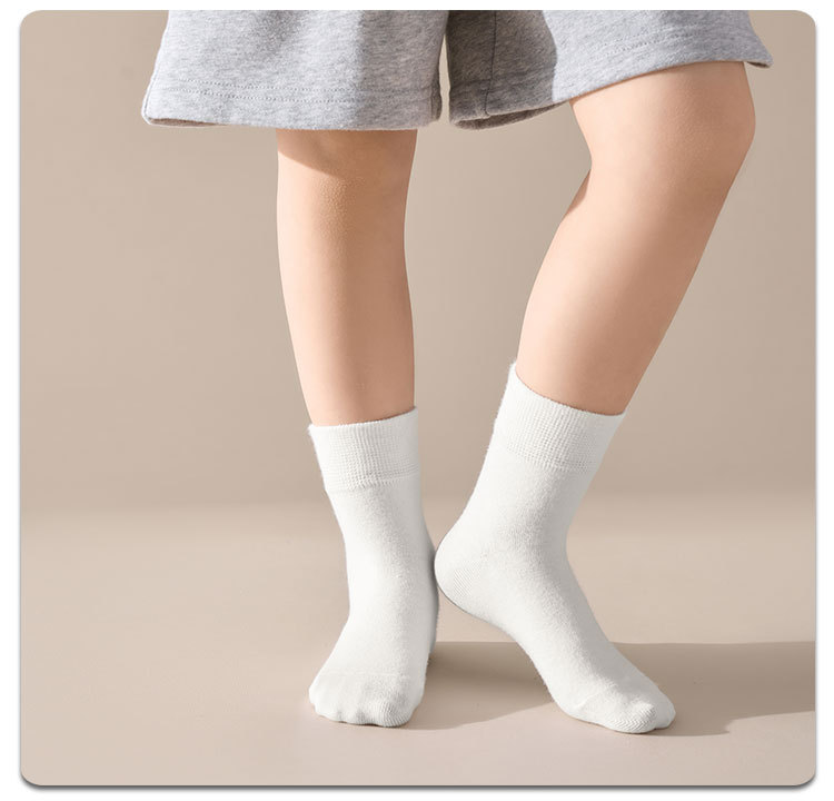 Calcetines stand one piece para el cabello calcetines de verano para niños calcetines blancos de algodón calcetines para niños y niñas calcetines para estudiantes primavera/otoño calcetines blancos versátiles medias medias one piece para el cabello pic 21
