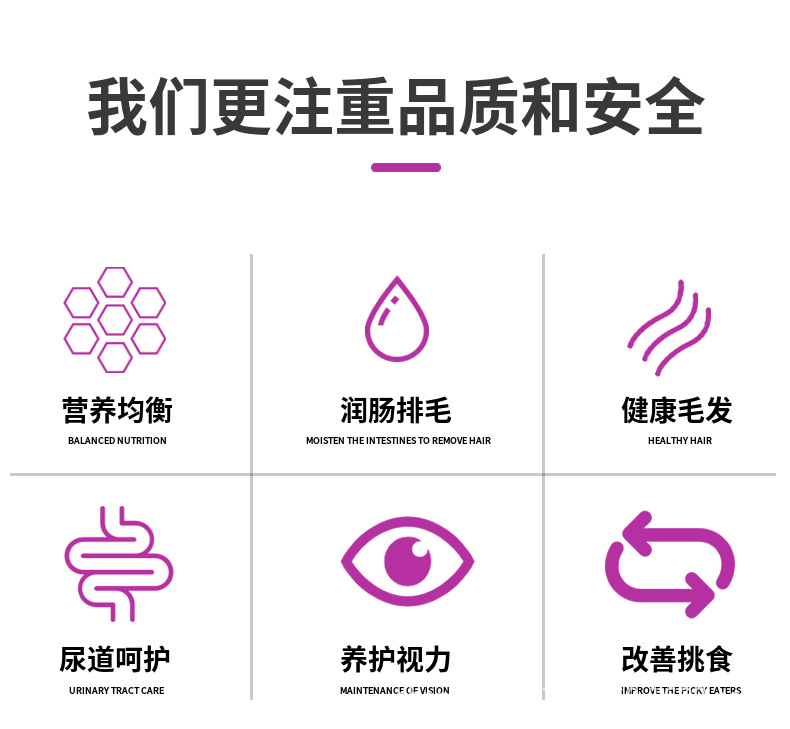 猫粮无谷鲜肉成幼猫肠道泌尿呵护美毛泪痕宠物食品批发猫主粮厂家详情19