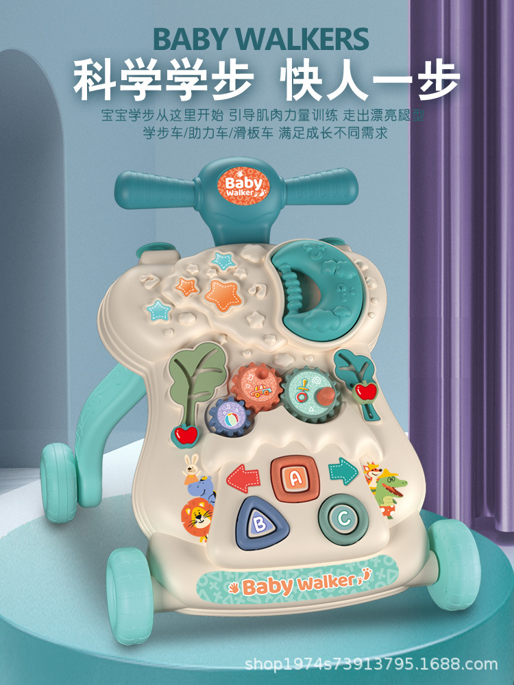 跨境热销婴儿学步车玩具儿童音乐滑行宝宝防侧翻多功能手推助步车详情23