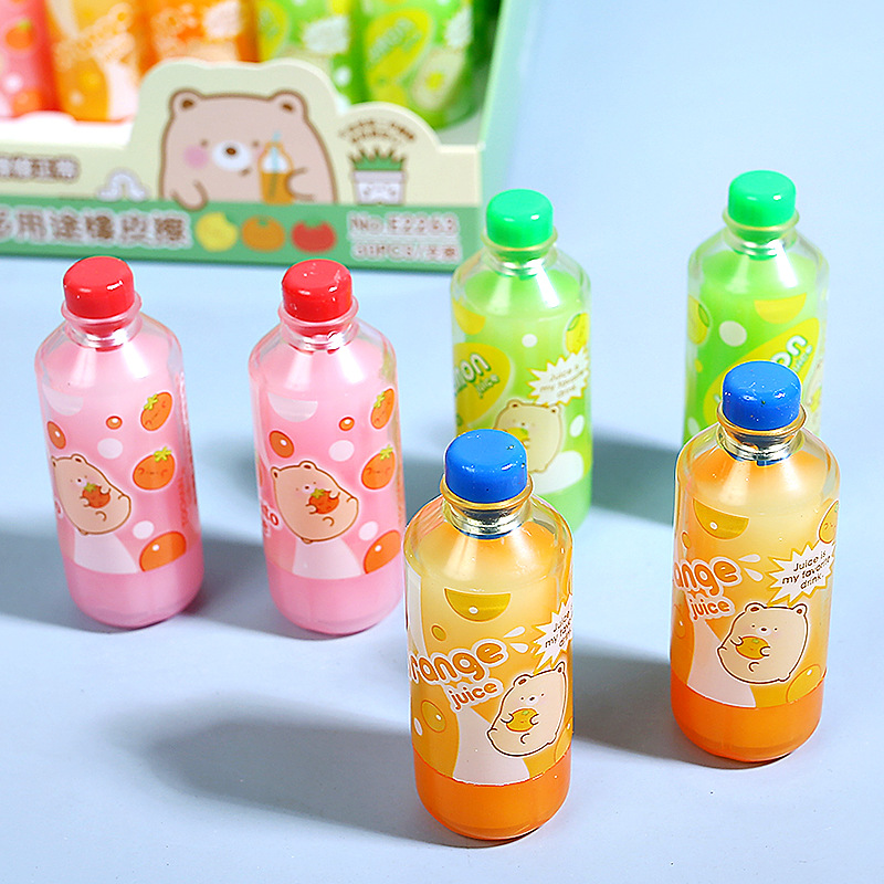 图强品牌创意饮料瓶造型橡皮擦 美术绘图考试专用素描擦得干净橡皮擦 其他分类学生文具详情6