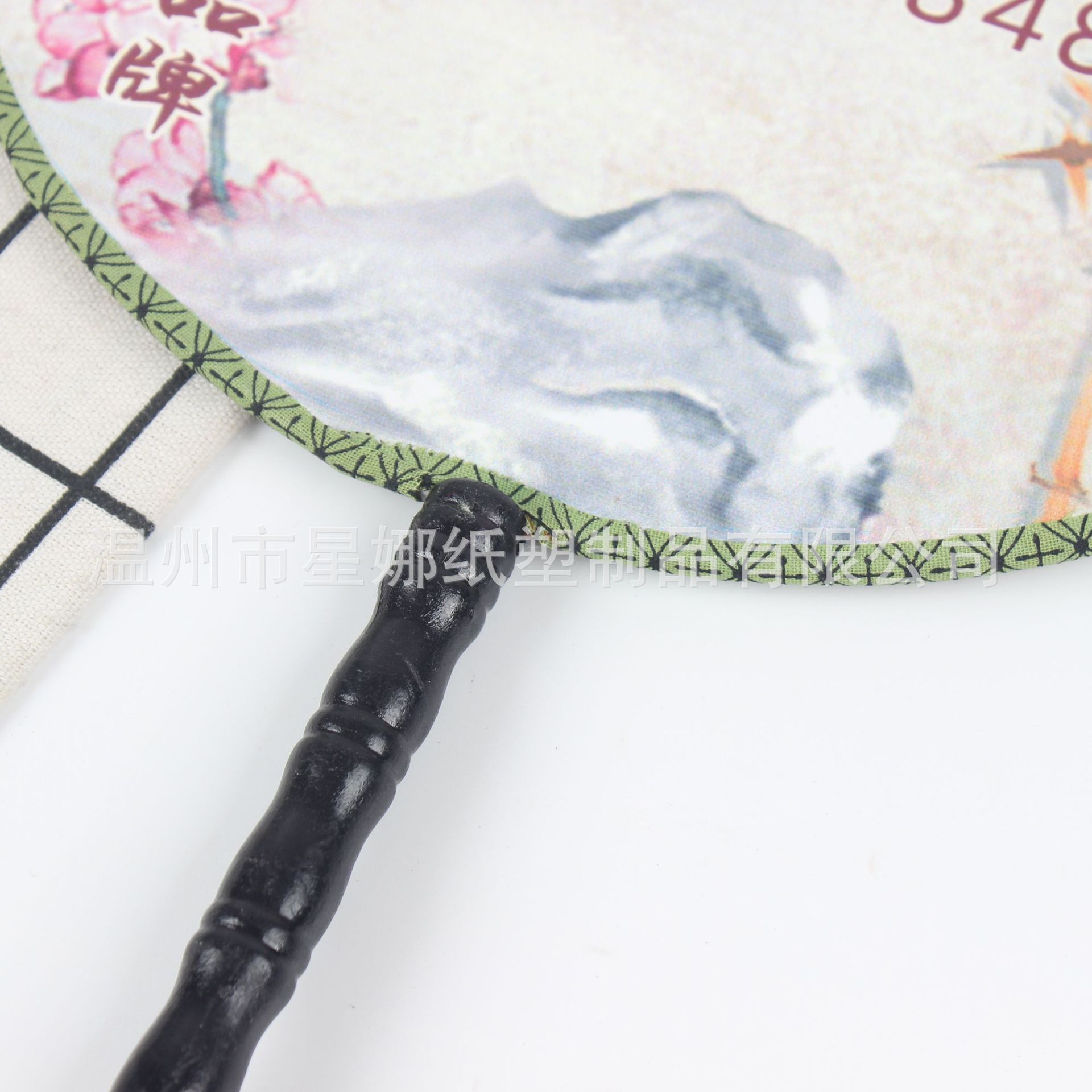 古风扇子企业团扇圆扇中国风蒲扇汉服刺绣宫廷团扇直供详情17