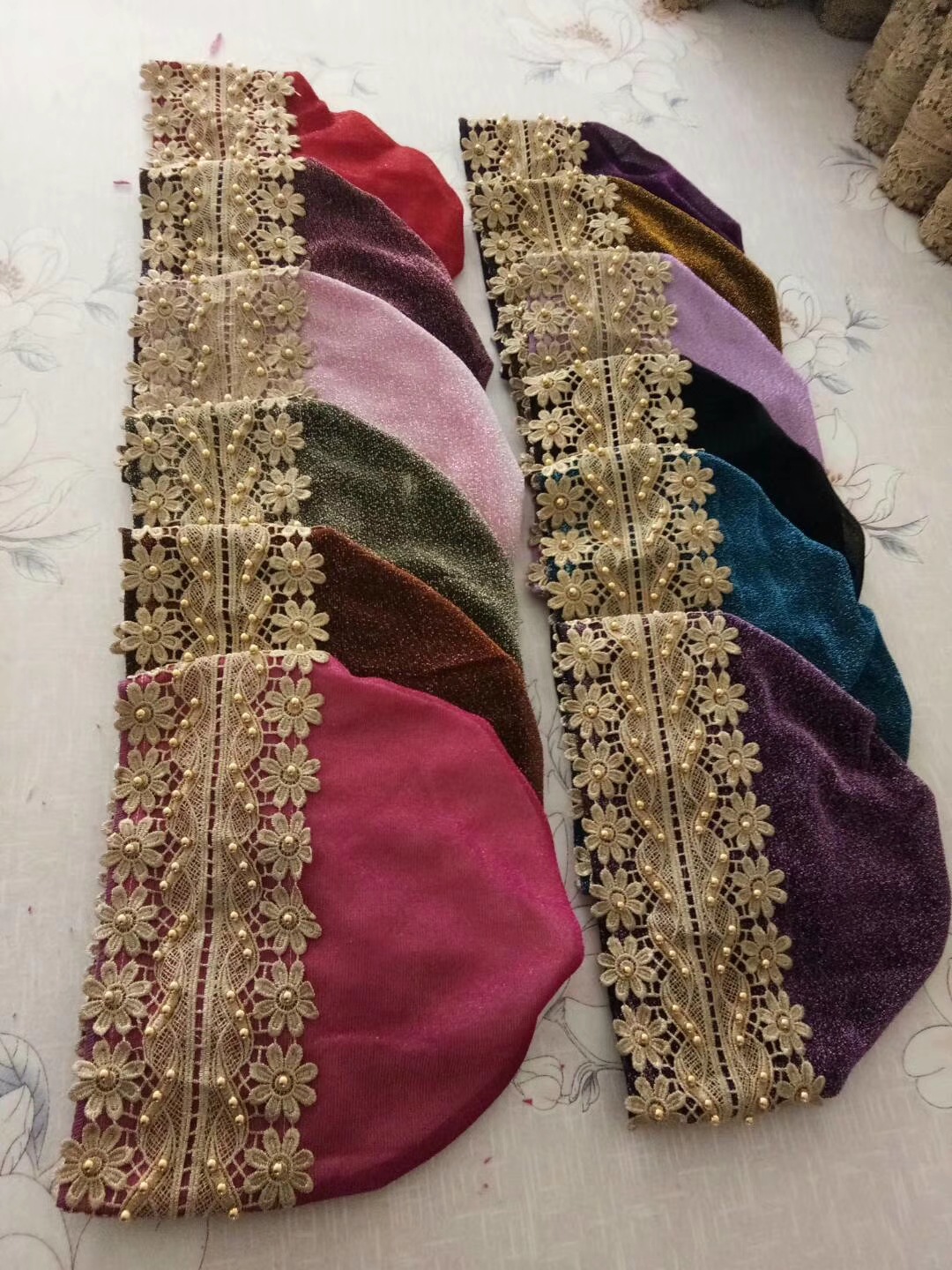 Best-selling lace, lace without elastic gold thread, double-sided water-soluble lace, curtains, embroidery, clothing accessories, embroidery webbing pic 11