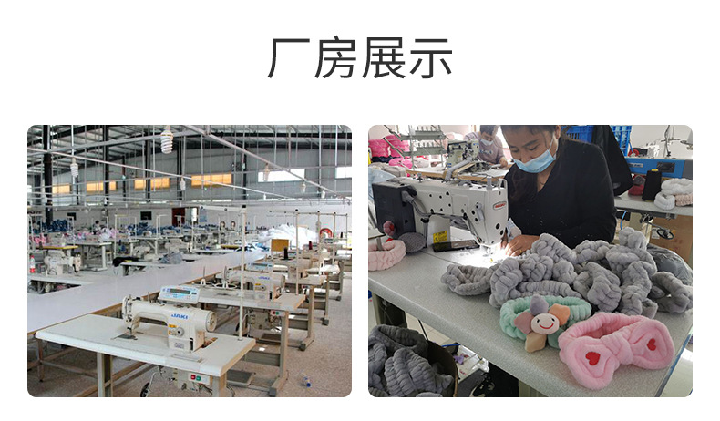 Bow face wash and hair band for girls wholesale solid color white matching makeup simple sweat-wiping wrist band flannel hair band pic 44