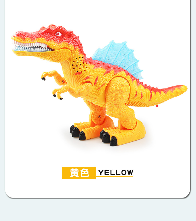 Walking, sound-emitting, illuminated, electric dinosaur toys, simulated Tyrannosaurus rex animal models, wholesale birthday gifts for children pic 16