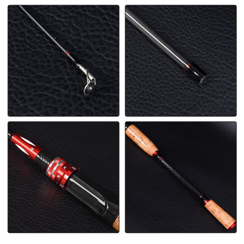 28053 LEO [Carbon Lull Rod with Wood-like Handle] 2 sections and the export of Lull fishing rods for sea fishing gear pic 8