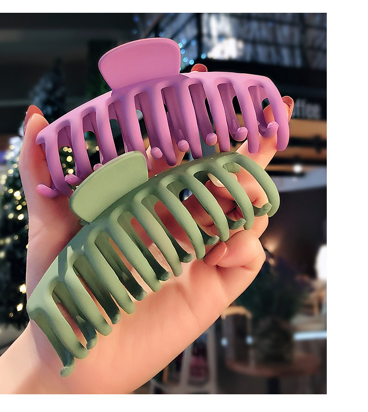 网红大号洗澡头发塑料抓夹发卡女后脑勺夹子头饰韩国顶夹卡子发饰详情53