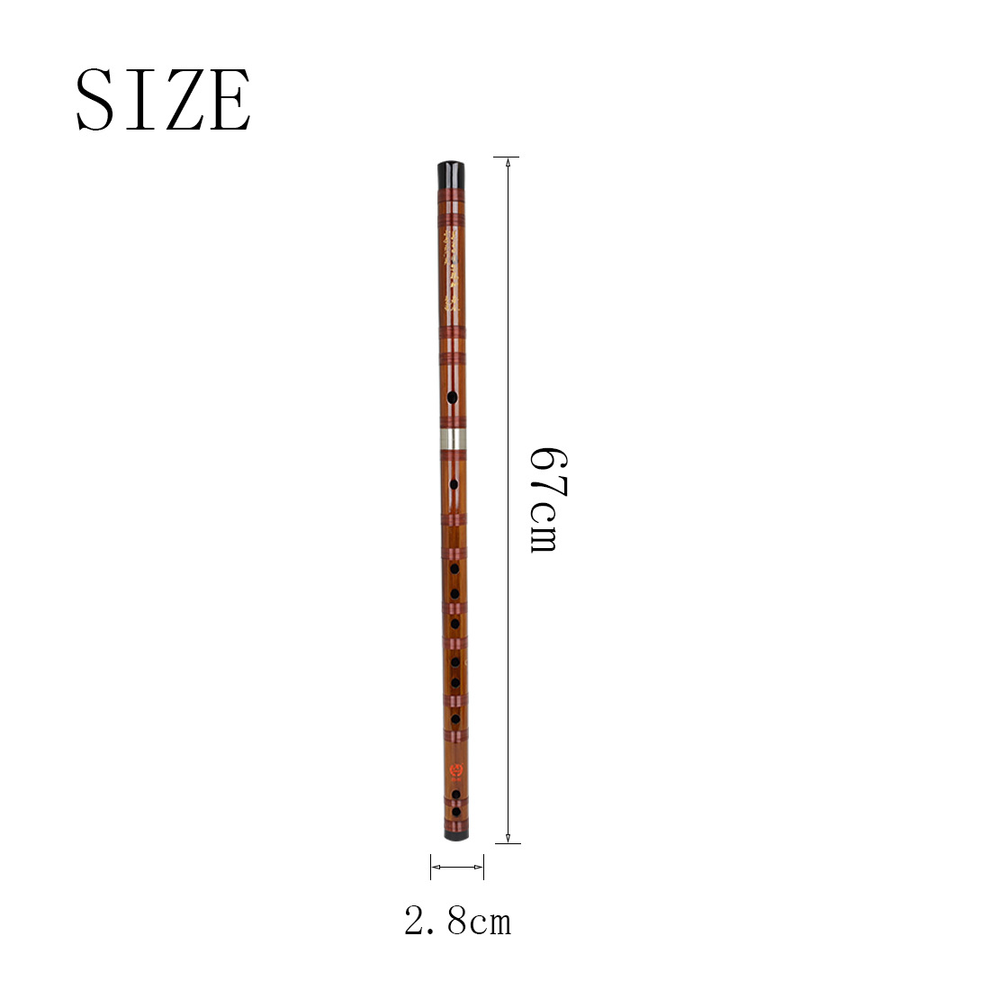 ZD-02 Meibate Bamboo Flute Plastic box for beginners to learn C/D/E/F/G key instruments wholesale bamboo flute for beginners to get started pic 2