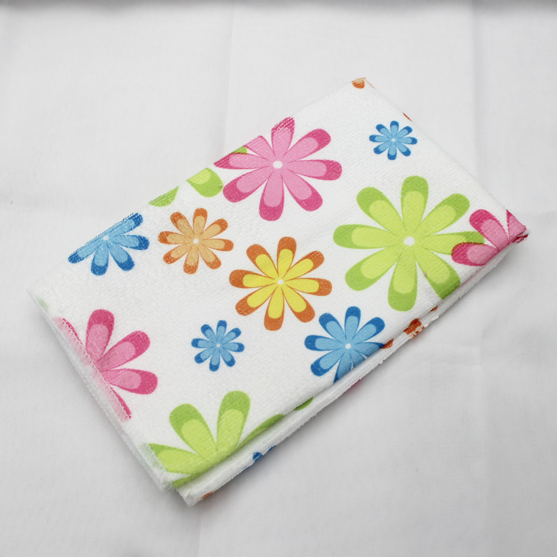 Recommended 4-piece set of Jingbai Li printed plain strip dishcloth and colored dishcloth for home cleaning pic 6