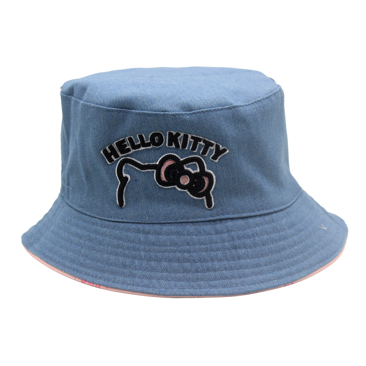 外贸新款库洛米双面戴卡通刺绣渔夫帽动漫周边印刷遮阳帽男女盆帽详情12