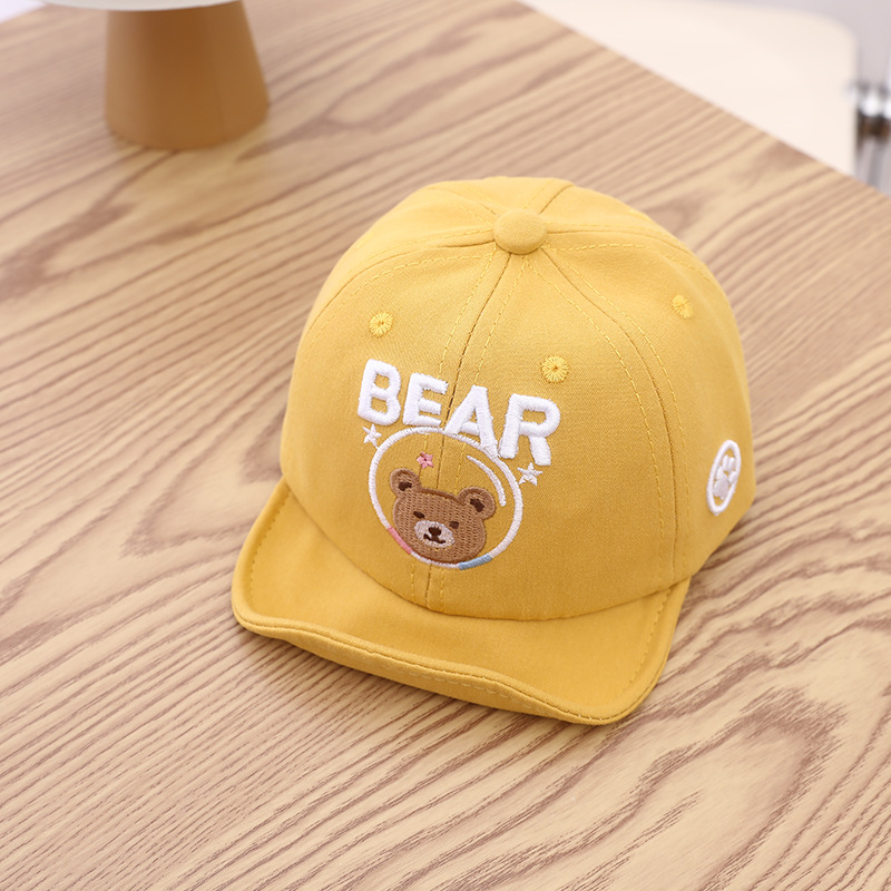 婴幼儿春夏帽子 6-12个月男女童太阳帽宝宝鸭帽舌熊遮阳防晒1-2岁详情17