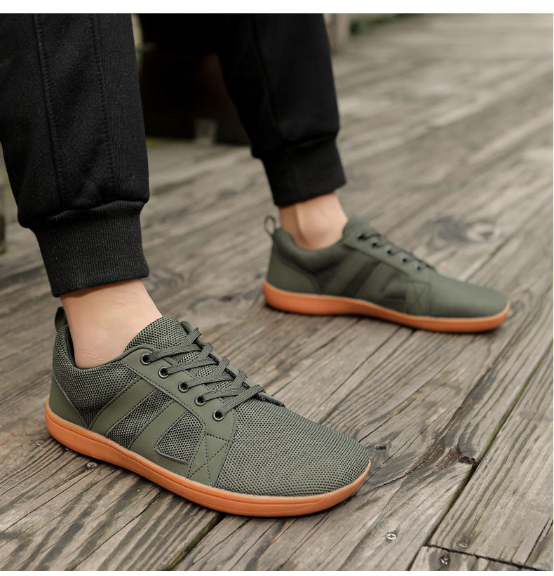 2024爆款平底休闲鞋男女宽楦飞织运动鞋情侣健身宽掌鞋详情31