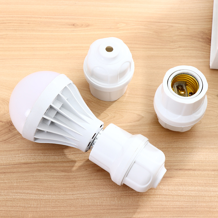 Ceramic e27 lamp cap threaded type high-temperature resistant e27 ceramic lamp cap and lamp base manufacturer direct supply lighting accessories 2-yuan store pic 19