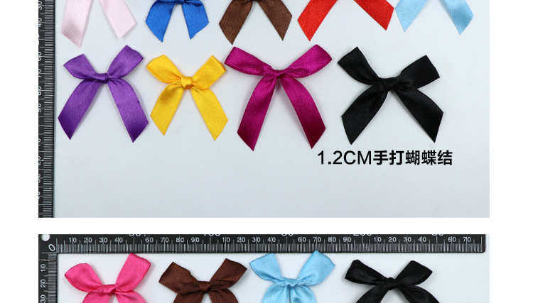 Professional hand-knitted ribbon bows, handcrafted bows, and butterfly flowers can be customized according to samples. Factory direct sales pic 10