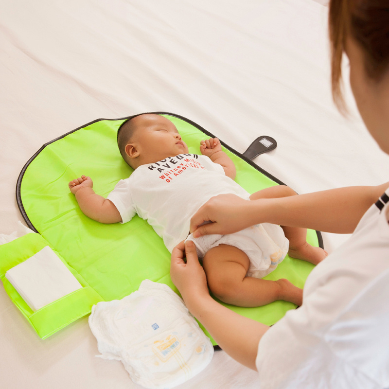 Baby diaper pad, portable pad for both boys and girls, foldable waterproof urine separator pad for protection pic 7