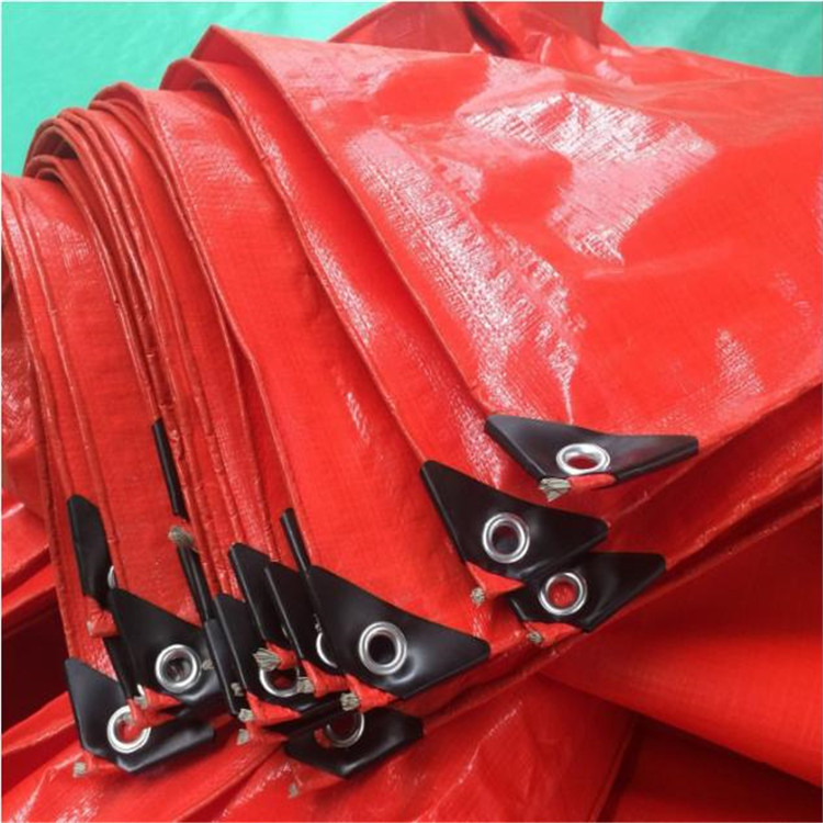 跨境专供90g双 防潮防晒货车货物遮盖布防雨布出口PE篷布详情9