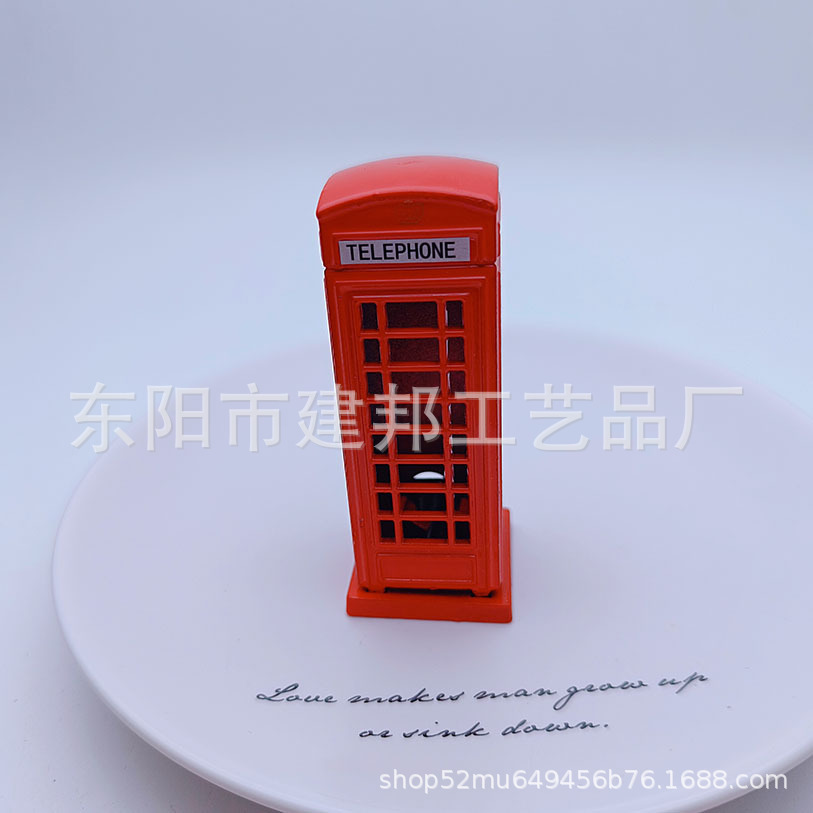 厂家定制旅游纪念品英国伦敦LONDON电话亭适龄儿童玩具削笔刀详情5