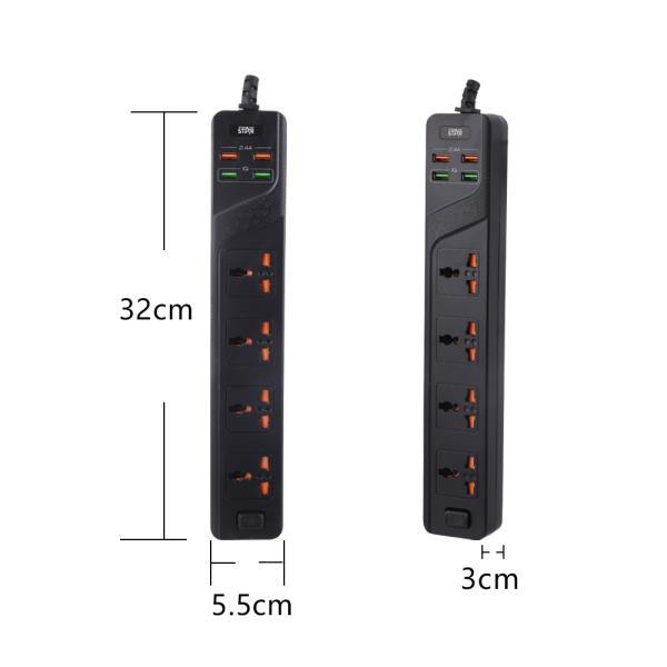 Winning Star foreign trade stock flame-retardant material multi-hole USB multi-functional universal socket for home and office pic 16