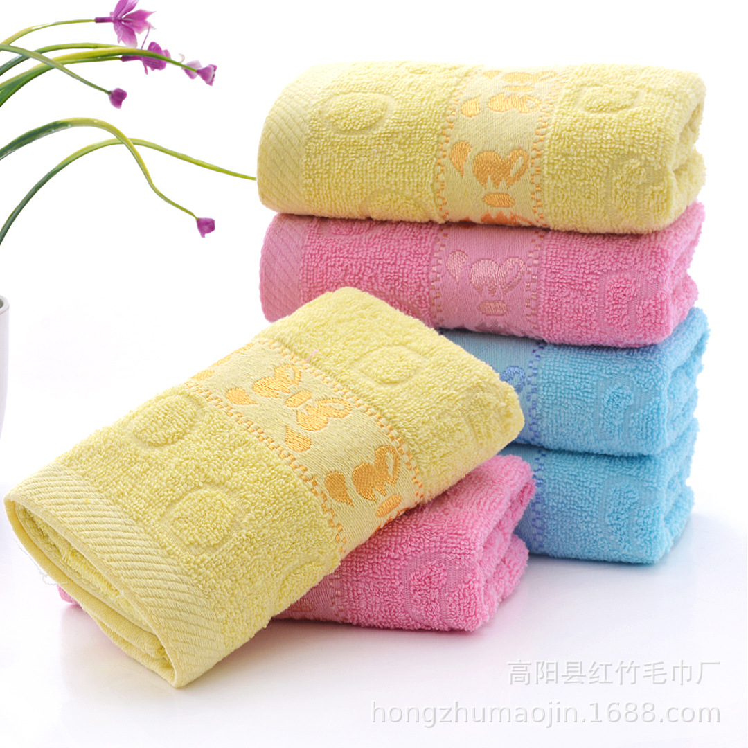 Factory wholesale pure cotton thickened checkered towels, absorbent household daily face towels, gift customization logo pic 44