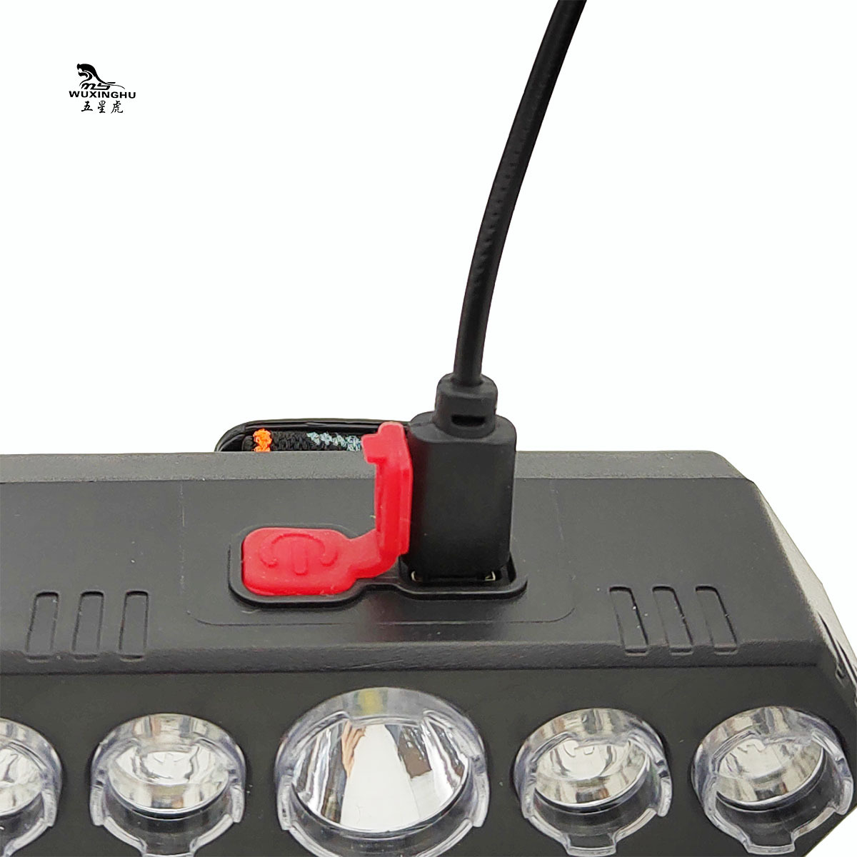 Cross-border hand-waving sensor headlamp, strong light rechargeable, long-range shooting, waterproof USB charging, head-mounted night fishing outdoor headlamp pic 15