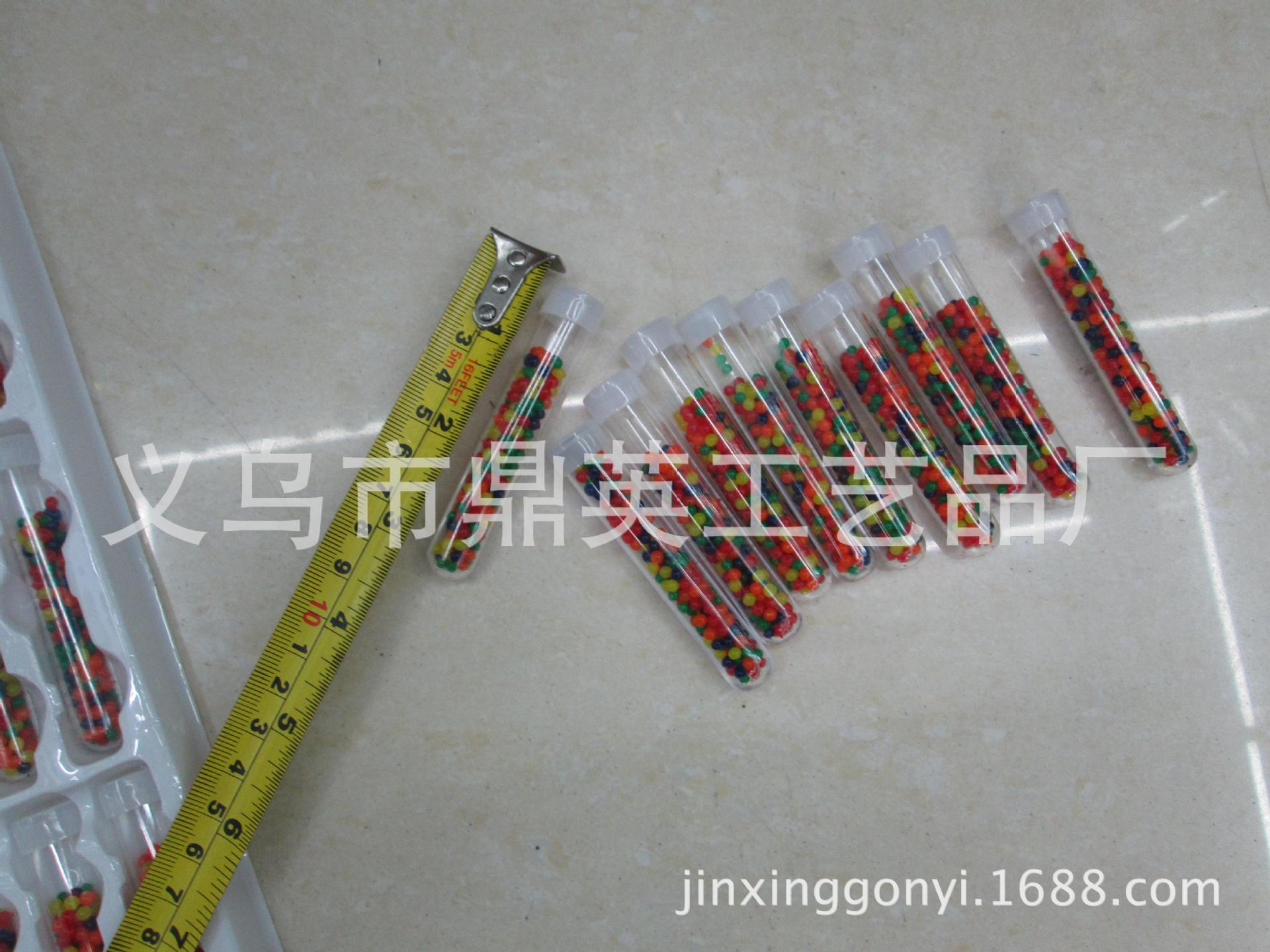 鼎浩 2025新款水晶彩泥 吸水珠WATER BEADS DIY 营养土无土栽培泡大珠水宝宝 40只/卡 地摊解压玩具详情9