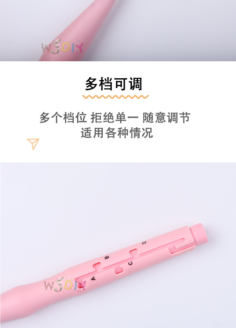 The Russian Spatula has 4 replaceable spatula in pink and blue, and the bristle spatula is adjustable pic 4