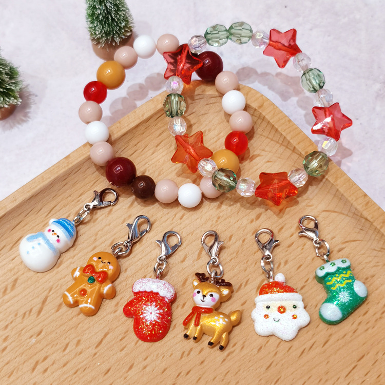 【可以】跨境圣诞创意DIY手链儿童串珠手链首饰套装圣诞节礼物详情13