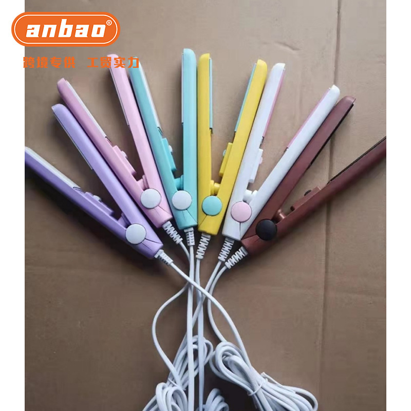 充电卷直两用直发夹迷你便携式直发板烤瓷电夹板商务促销礼品赠送详情1