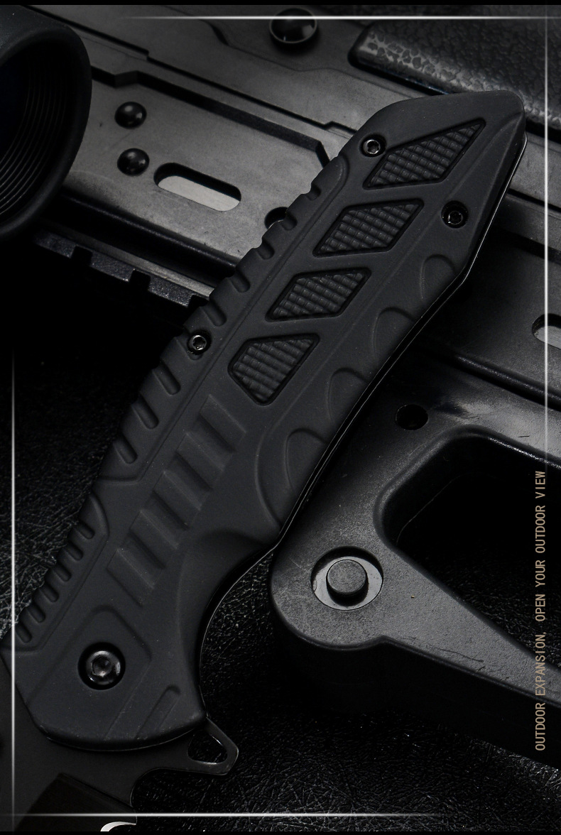 Mini folding knife, outdoor knife, survival knife for the wild, sharp short knife, height-resistant hard fruit knife pic 5