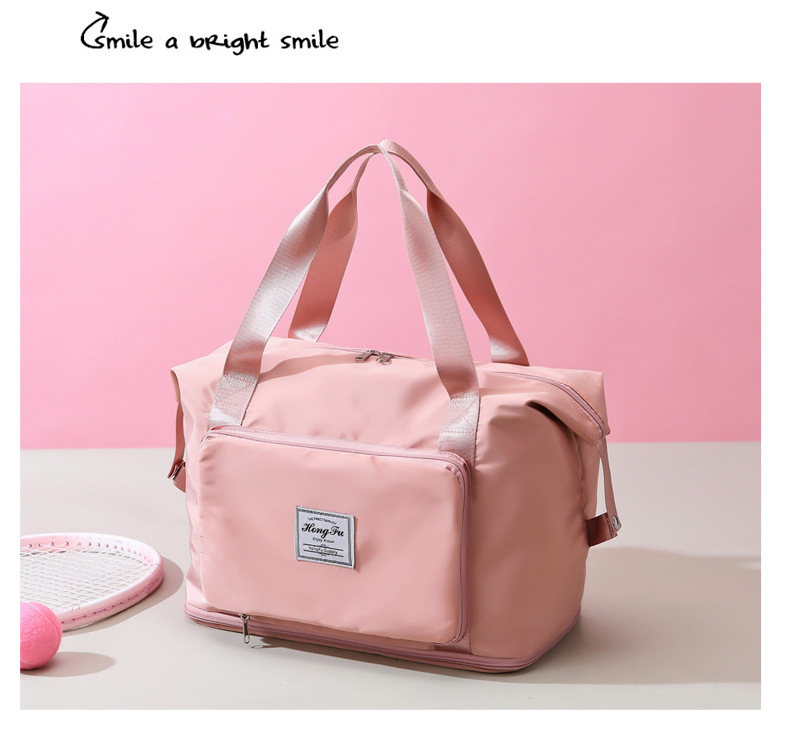 Wholesale dry and wet separation sports hand-held shoulder bags, yoga and fitness bags, folding and storage large-capacity travel bags, LOGO pic 35