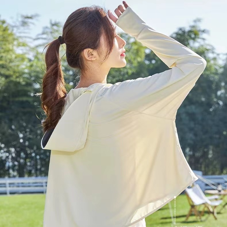 2024新款冰丝防晒衣女时尚夏季防紫外线薄款宽松透气高级感防晒服详情12