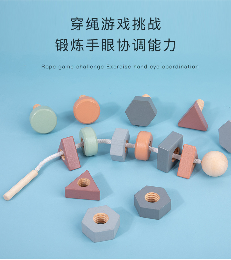 跨境抖音网红幼儿童益智早教启蒙拼装拆卸拧螺丝螺母组装积木玩具详情6