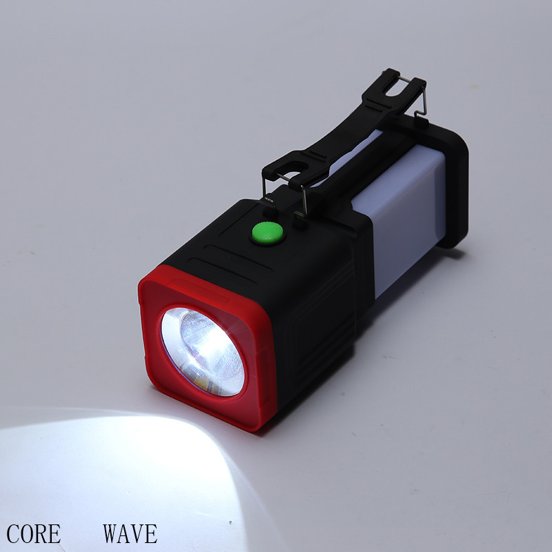Portable LED high-intensity searchlight, solar rechargeable flashlight, household, outdoor, courtyard and camping hanging light, factory direct supply pic 5