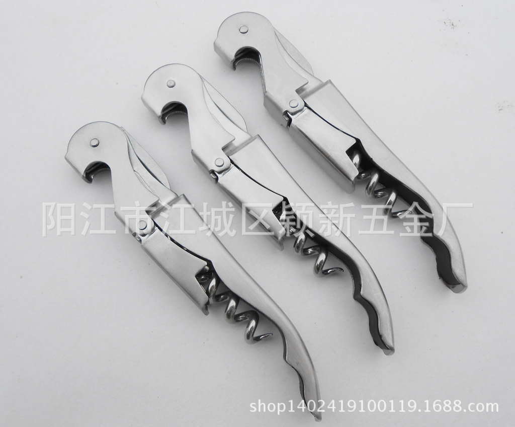 All-steel bottle openers for wine and red wine, multi-functional wine knives for the kitchen, and stainless steel wine openers in stock pic 5