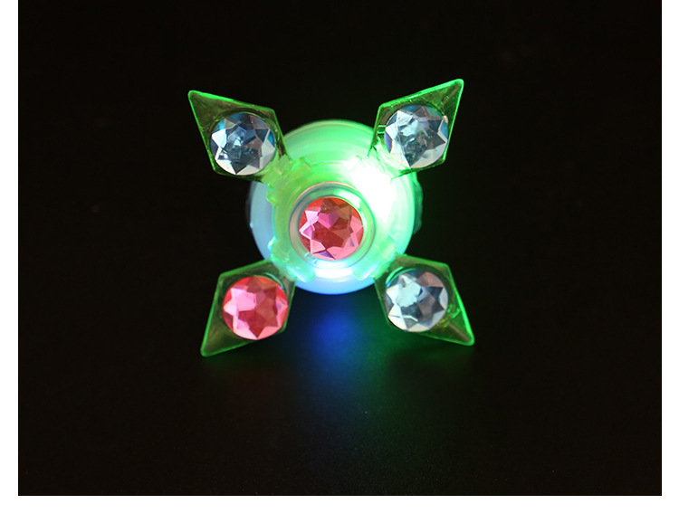 The new luminous gyroscope ring, with its dazzling creativity, is selling well at the street stall as a children's fingertip gyroscope for boys and girls pic 12