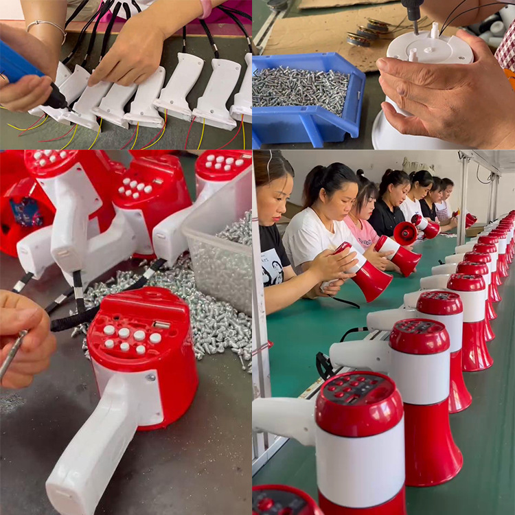 Handheld portable loudspeaker for 120-second recording, lithium battery street vending loudspeaker, outdoor publicity speaker pic 6