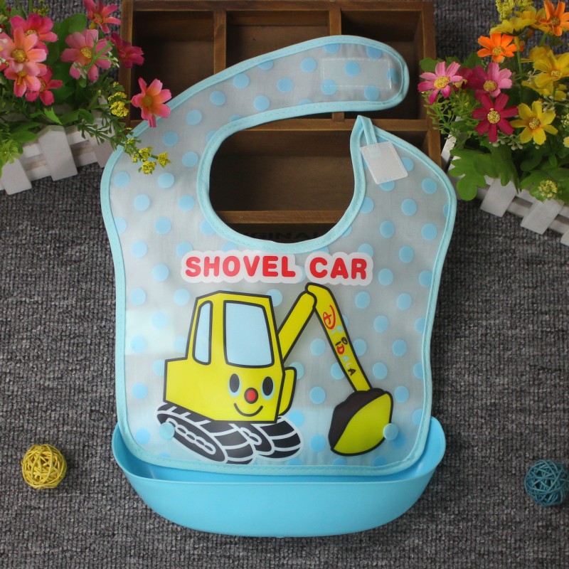 OEM定制分体防水食饭兜婴儿童宝宝围兜口水巾围嘴可拆卸立体两用详情7