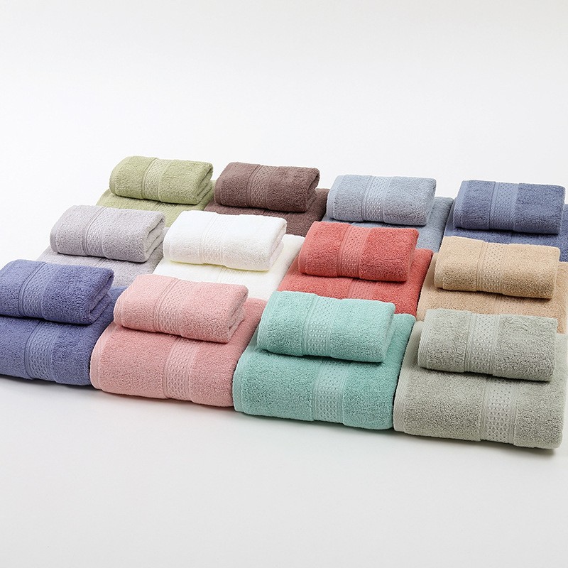 Wholesale pure cotton bath towels 80*160 thickened and enlarged bath towels with water absorption. Wholesale pure cotton bath towels for home use, hotels and beauty salons pic 15