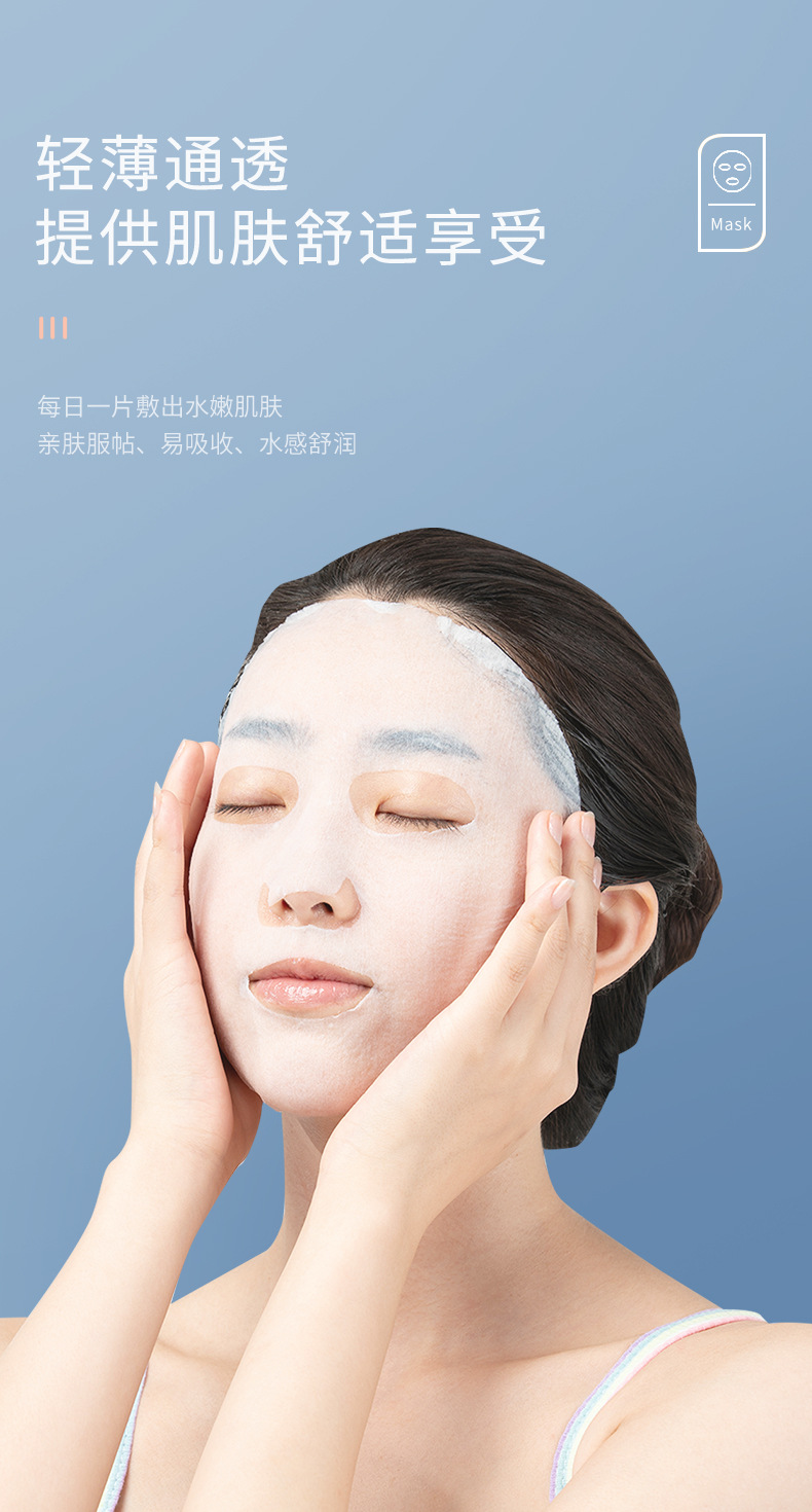 Shangduo Hyaluronic Acid Mask Box Set Moisturizing and Hydrating Nicotinamide Centella asiatica Moisturizing and Nourishing Mask Patch Manufacturer wholesale pic 8