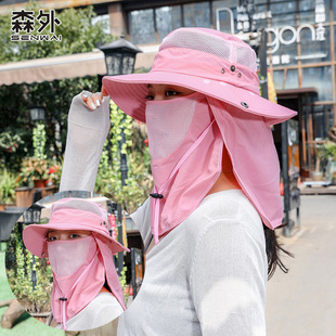 夏季男女登山帽防晒速干帽遮阳时尚户外骑行护颈帽防风沙钓鱼帽女详情10