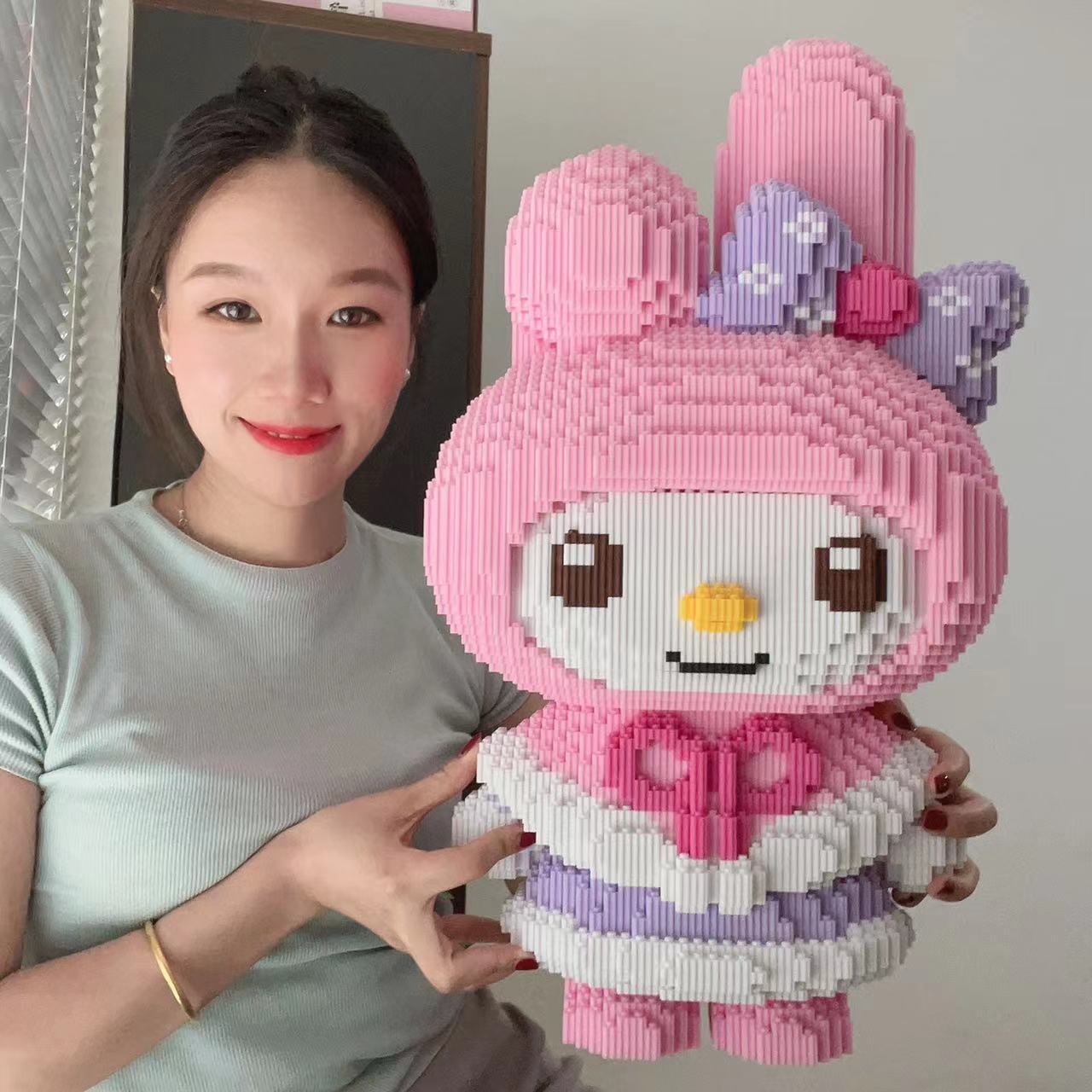 美乐迪积木兼容乐高积木立体拼图儿童益智小颗粒玩具女孩节日礼物详情2